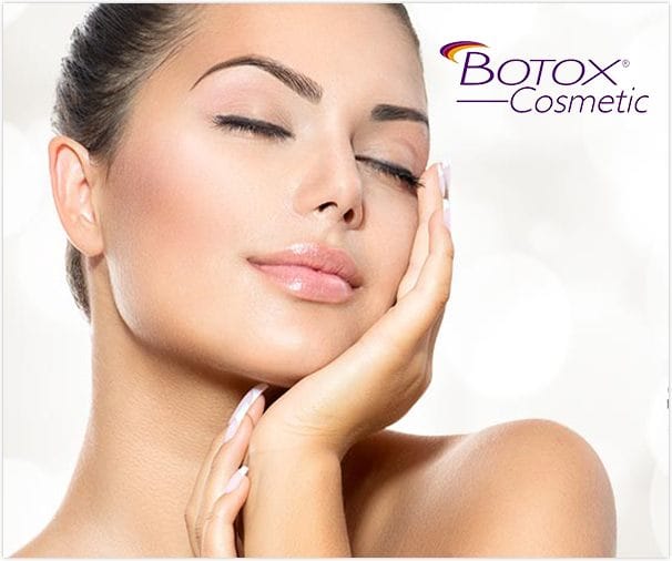 Woman with flawless skin