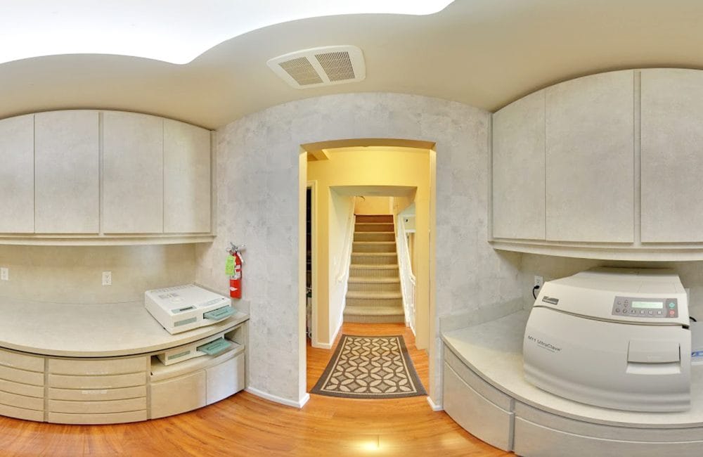 Dental lab and storage area