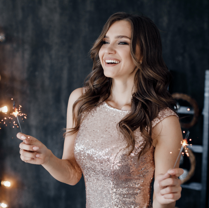 Smiling man in dental chair
